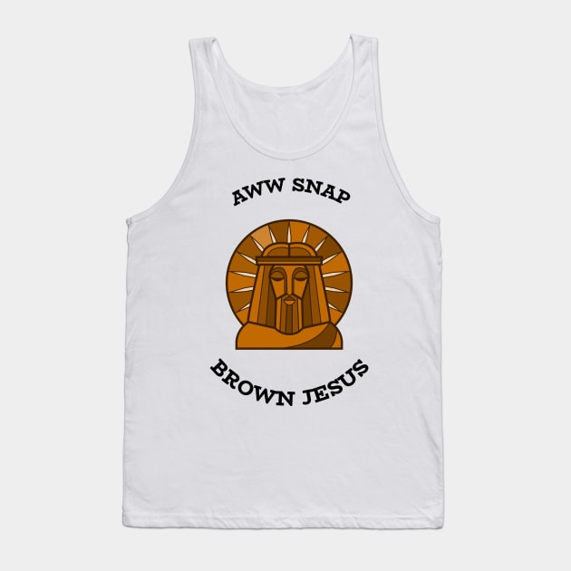 God Son Brown Jesus Inspired by Junebug T-Shirt Tank Top by NextGenerations